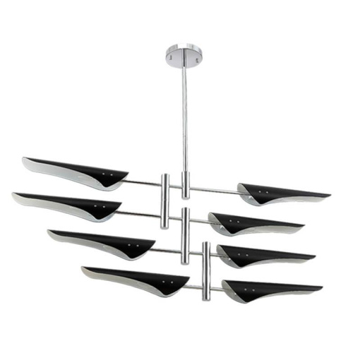 Подвесная люстра Crystal Lux Rafael SP8 Chrome Подвесная люстра Crystal Lux Rafael SP8 Chrome