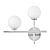 Настенный светильник Lumina Deco Marsiada LDW 6033N-2 CHR