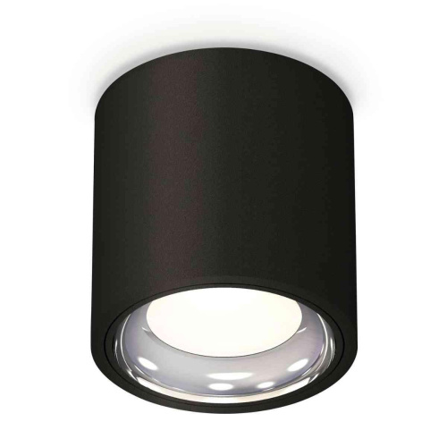 Комплект накладного светильника Ambrella light Techno Spot XS7532011 SBK/PSL черный песок/серебро полированное (C7532, N7023) Комплект накладного светильника Ambrella light Techno Spot XS7532011 SBK/PSL черный песок/серебро полированное (C7532, N7023)