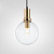 Подвесной Светильник Penball D20 Gold By Imperiumloft