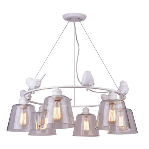 Подвесная люстра Arte Lamp Passero A4289LM-6WH Подвесная люстра Arte Lamp Passero A4289LM-6WH