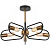 Потолочная люстра Illumico IL8253-5COU-79 BK GD