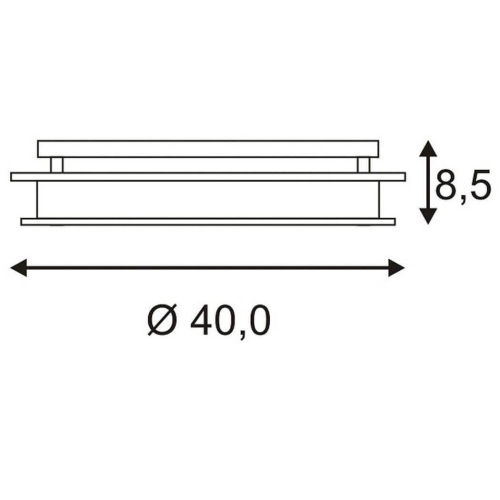 Потолочный светильник SLV Glassa 155185 Потолочный светильник SLV Glassa 155185