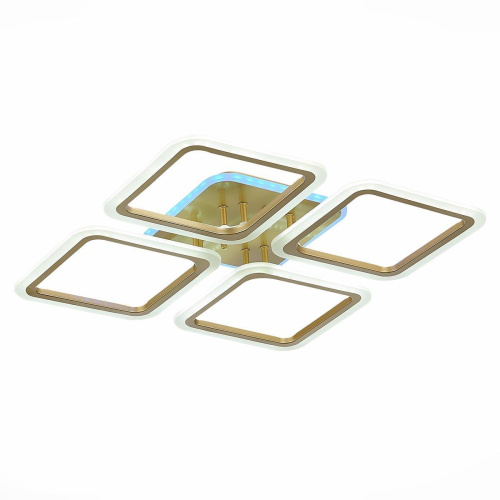 Потолочная светодиодная люстра Evoled Qutro SLE200422-04RGB Потолочная светодиодная люстра Evoled Qutro SLE200422-04RGB
