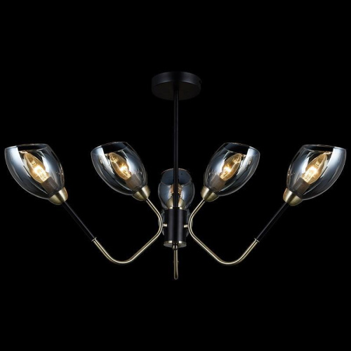 Потолочная люстра Illumico IL9960-6CSQ-79 BK AB Потолочная люстра Illumico IL9960-6CSQ-79 BK AB