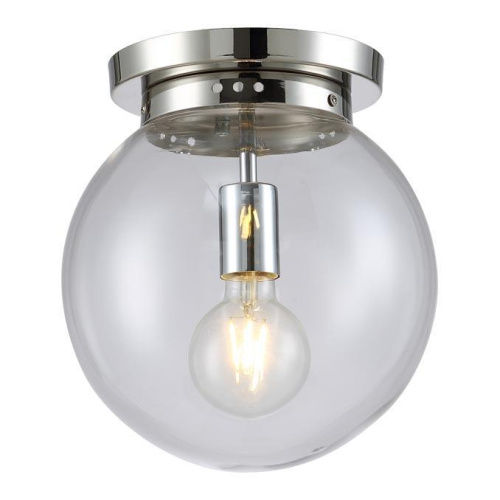 Потолочный светильник Crystal Lux Mario PL1 D250 Nickel/Transparente Потолочный светильник Crystal Lux Mario PL1 D250 Nickel/Transparente