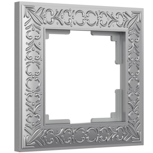 Рамка Werkel Antik на 1 пост матовый хром WL07-Frame-01 4690389145667 Рамка Werkel Antik на 1 пост матовый хром WL07-Frame-01 4690389145667