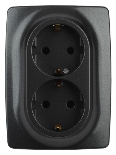Розетка ЭРА 12 2x2P E Schuko 16A 250V 12-2106-05 Б0031232 Розетка ЭРА 12 2x2P E Schuko 16A 250V 12-2106-05 Б0031232