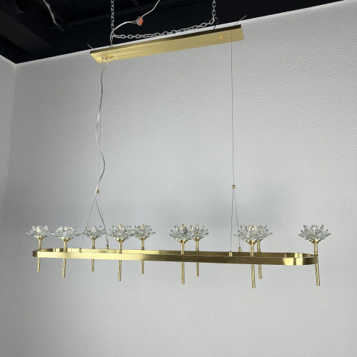 Подвесная Люстра Lotos Long 10 By Imperiumloft Подвесная Люстра Lotos Long 10 By Imperiumloft