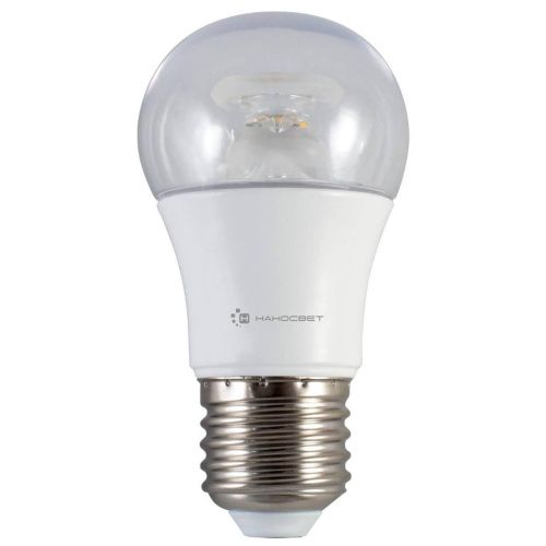 Лампа светодиодная Наносвет E27 7,5W 2700K прозрачная LC-P45CL-7.5/E27/827 L210 Лампа светодиодная Наносвет E27 7,5W 2700K прозрачная LC-P45CL-7.5/E27/827 L210
