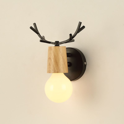 Бра С Рожками Deer A Wood/Black By Imperiumloft Бра С Рожками Deer A Wood/Black By Imperiumloft