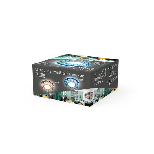 Встраиваемый светильник Gauss Backlight BL036 Встраиваемый светильник Gauss Backlight BL036