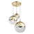 Подвесной светильник Toplight Glass TL1203H-03GD