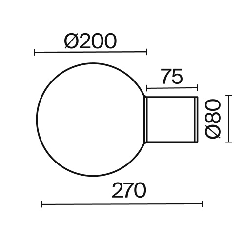 Настенный светильник (бра) Outdoor O598WL-01GR1 Настенный светильник (бра) Outdoor O598WL-01GR1