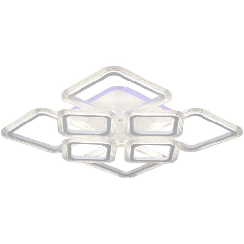 Потолочная светодиодная люстра Reluce 09826-3.3-4+4A WH (RGB) Потолочная светодиодная люстра Reluce 09826-3.3-4+4A WH (RGB)