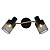 Спот Seven Fires Kelda SF4705/2W-GD-BK
