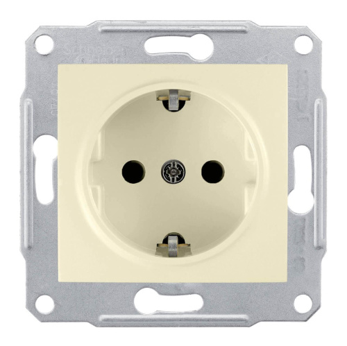 Розетка Schneider Electric Sedna с/з без шторок 16A 250V SDN3000547 Розетка Schneider Electric Sedna с/з без шторок 16A 250V SDN3000547