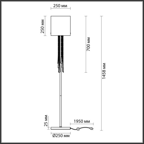 Торшер Odeon Light Exclusive Nicole 4890/1F Торшер Odeon Light Exclusive Nicole 4890/1F