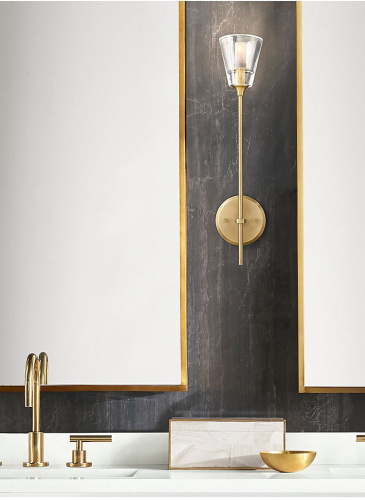 Настенный светильник Torche De Verre 1 light gold Настенный светильник Torche De Verre 1 light gold