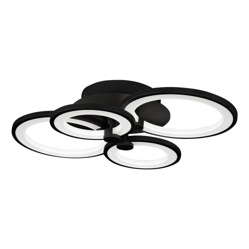 Потолочная светодиодная люстра iLedex Ring A001/4 BK Потолочная светодиодная люстра iLedex Ring A001/4 BK