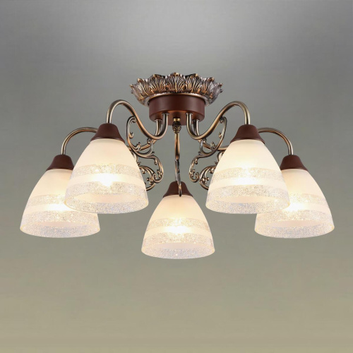 Потолочная люстра Omnilux Carapelle OML-55707-05 Потолочная люстра Omnilux Carapelle OML-55707-05