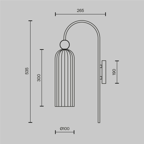 Бра Maytoni Antic MOD302WL-01CG Бра Maytoni Antic MOD302WL-01CG