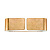 Настенный светильник Ideal Lux Clip AP2 Small Oro 088266