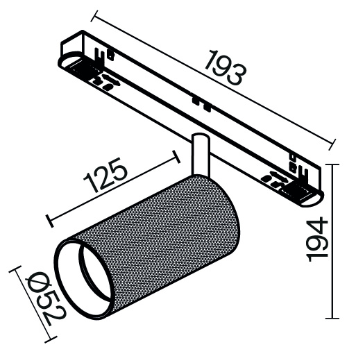 Трековый светильник Technical TR097-2-12W3K-M-BW Трековый светильник Technical TR097-2-12W3K-M-BW