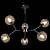 Подвесная люстра Illumico IL0268-6PSQ-79 BK AB