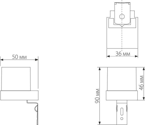 Датчик освещенности Elektrostandard SNS-L-06 1200W IP44 Белый a026126 Датчик освещенности Elektrostandard SNS-L-06 1200W IP44 Белый a026126