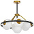 Подвесная люстра Lumina Deco Donzano LDP 8034-7 BK+WT