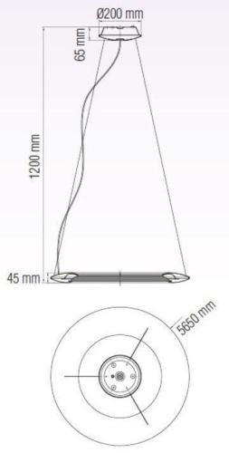 Подвесной светодиодный светильник Horoz Concept-41 хром 019-010-0041 Подвесной светодиодный светильник Horoz Concept-41 хром 019-010-0041