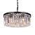 Люстра Odeon 6B/P black/clear