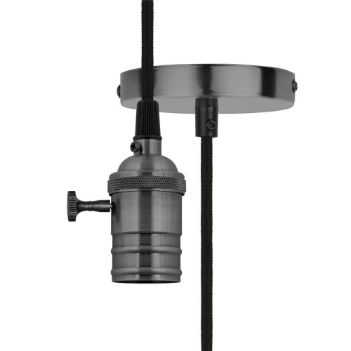 Подвесной светильник Uniel DLC-V-S24K/E27 TS/1M/BL Pearl Black UL-00004501 Подвесной светильник Uniel DLC-V-S24K/E27 TS/1M/BL Pearl Black UL-00004501