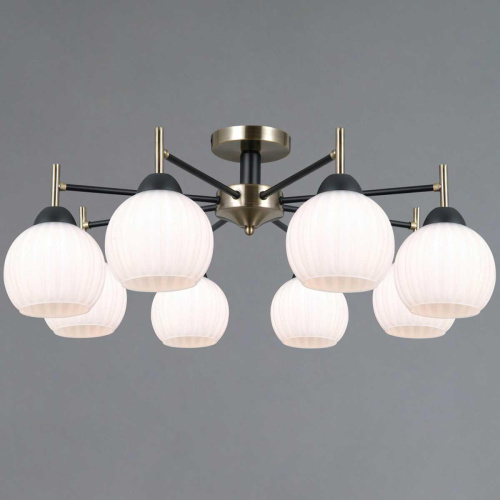 Светильник потолочный Illumico IL0579-8CSQ-25 BK AB TRENTO Светильник потолочный Illumico IL0579-8CSQ-25 BK AB TRENTO