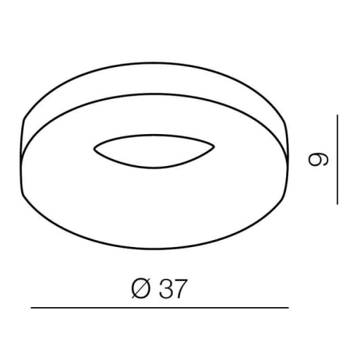 Накладной светильник Azzardo Ring C AZ0586 Накладной светильник Azzardo Ring C AZ0586