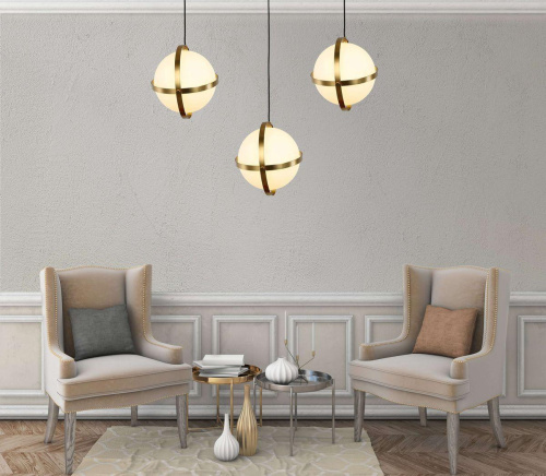 Подвесной светильник Lumina Deco Signia LDP 6833-200 WT+GD Подвесной светильник Lumina Deco Signia LDP 6833-200 WT+GD