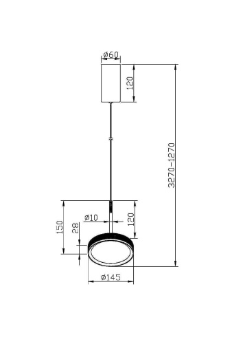 Подвесной светильник Maytoni MOD041PL-L15GB3K Подвесной светильник Maytoni MOD041PL-L15GB3K