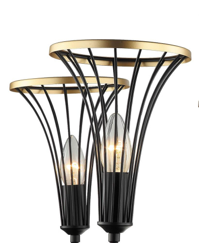 Подвесная люстра Lumien Hall Ивес 4017/5P-BK-GD Подвесная люстра Lumien Hall Ивес 4017/5P-BK-GD