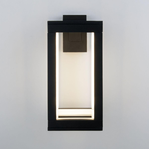 Уличный настенный светодиодный светильник Elektrostandard Frame 1527 Techno Led черный a051855 Уличный настенный светодиодный светильник Elektrostandard Frame 1527 Techno Led черный a051855
