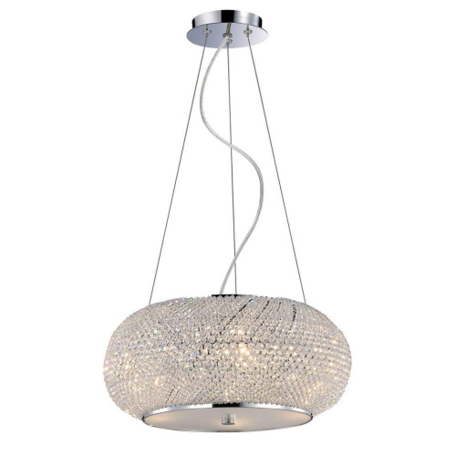 Подвесной светильник Ideal Lux Pasha SP6 Cromo 082158 Подвесной светильник Ideal Lux Pasha SP6 Cromo 082158