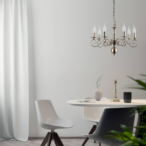 Подвесная люстра Arte Lamp A1129LM-7AB Подвесная люстра Arte Lamp A1129LM-7AB