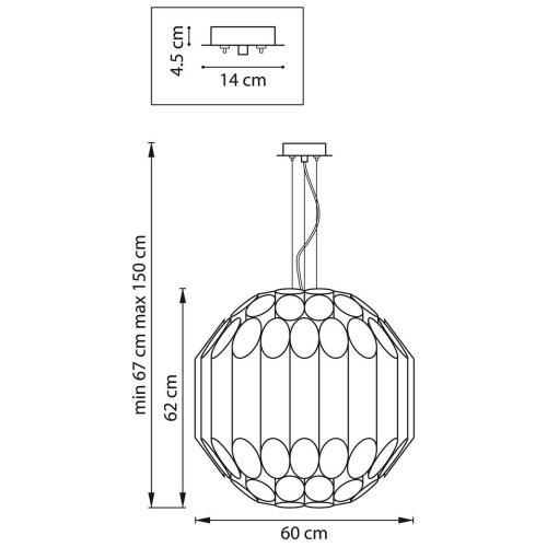 Подвесная люстра Lightstar Siena 720807 Подвесная люстра Lightstar Siena 720807