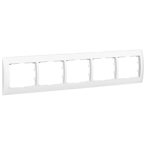 Рамка 5-постовая Legrand Galea Life белая 771005 Рамка 5-постовая Legrand Galea Life белая 771005