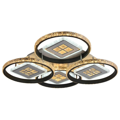 Потолочная светодиодная люстра Profit Light 8053/4 WHT+BLK Потолочная светодиодная люстра Profit Light 8053/4 WHT+BLK