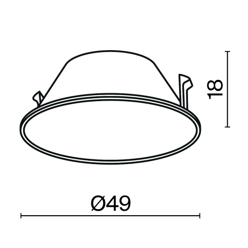 Комплектующие для светильника Technical Ring057-7-MG