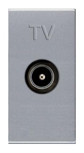 Розетка TV ABB Zenit серебро 2CLA215070N1301 Розетка TV ABB Zenit серебро 2CLA215070N1301