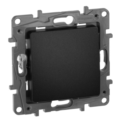 Переключатель одноклавишный промежуточный Legrand Etika 10A 250V антрацит 672609 Переключатель одноклавишный промежуточный Legrand Etika 10A 250V антрацит 672609