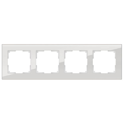 Рамка Werkel Favorit на 4 поста дымчатый WL01-Frame-04 4690389061332 Рамка Werkel Favorit на 4 поста дымчатый WL01-Frame-04 4690389061332