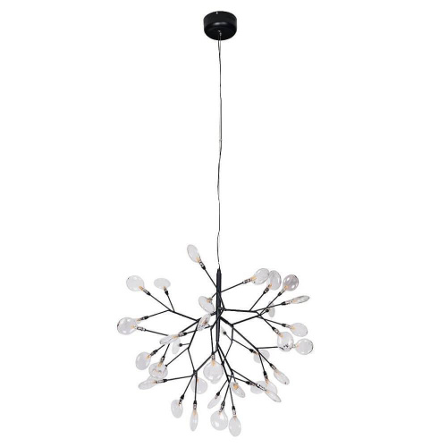 Подвесная люстра Crystal Lux Evita SP36 Black/Transparent Подвесная люстра Crystal Lux Evita SP36 Black/Transparent